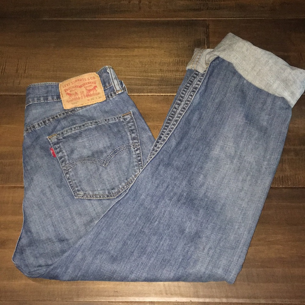 Levi’s 505 high waisted jeans